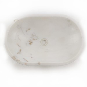 Umywalka marmurowa Afyon polerowana 40x57,5x14,5 cm