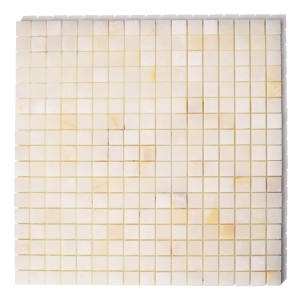 Mozaika onyksowa biała poler 31,1x31,1x1 cm