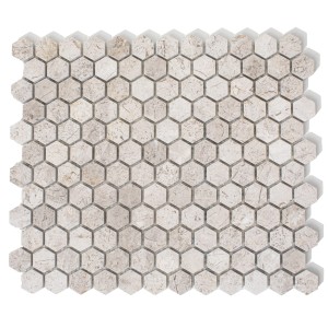 Mozaika marmurowa  heksagon tundra grey 26,5x30