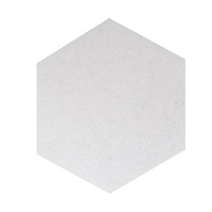Płytka marmurowa biała Bianco Neve szczotkowana 25x29x1,25 cm