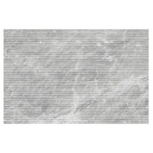 Płytka marmurowa szara Nordic Grey ryflowana wys. 30 cm