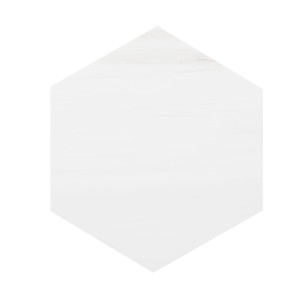 Płytka marmurowa biała Glacier White satyna 25x29x1 cm