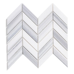 Mozaika marmurowa chevron mink  24,1x29,1