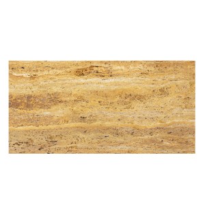 Płytka trawertynowa beżowa Gold satyn 30x60x2 cm