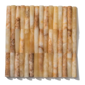 Mozaika onyksowa bamboo Onyks Amber 30.5x30,5x1cm