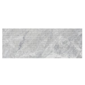 Płytka marmurowa szara Nordic Grey ryflowana 30x80x2 cm