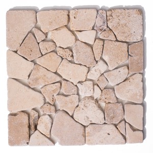 Mozaika trawertynowa rolling stone trawertynu classic 30,5x30,5x1cm
