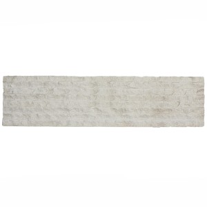 Płytka wapienna beżowa Glacier White ryflowana wys. 30 cm