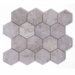 Mozaika marmurowa heksagon Grey 27x30,5cm