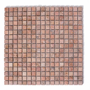 Mozaika trawertynowa rózowa Antique Rouge satyn 31.1x31.1x1cm