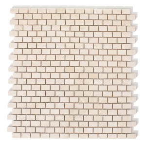Mozaika marmurowa cegiełki Brick Bone Cream Pino 28x30,5