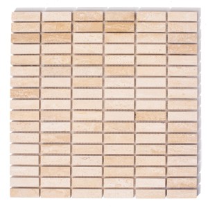 Mozaika trawertynowa Classic Light satynowa 30.5x30.5x1cm