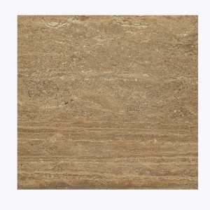 Płytka trawertynowa brążowa Noce satyn 60x60x2 cm