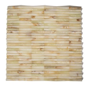 Mozaika onyksowa bamboo White Onyks 30.5x30,5x1cm