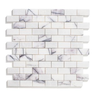 Mozaika marmurowa cegiełki Brick Bone 30,5x30,5