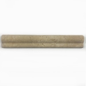 Cokół-wałek trawertyn brązowy Dune Walnut satyna 4,9x30,5 cm