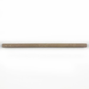 Cokół-wałek trawertyn brązowy Pencil Noce satyna 2x30,5 cm