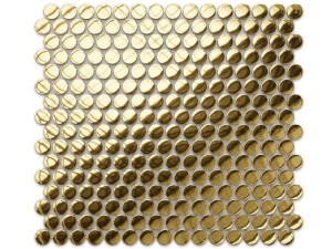 MOZAIKA CERAMICZNA PENNY DOTS ZŁOTA GOLD