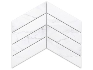 MOZAIKA CERAMICZNA BIG CHEVRON CARRARA MATOWA