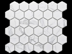 MOZAIKA CERAMICZNA HEKSAGON CLASSIC CARRARA MAT