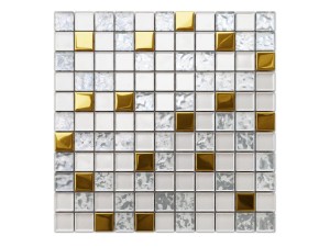 MOZAIKA SZKLANA FROZEN GOLD 30x30cm 6mm