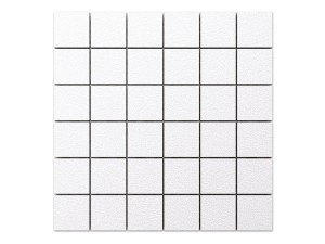 MOZAIKA GRESOWA ABISSO WHITE BIAŁA BIANCO 30x30 kostka 4,8cm