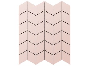 MOZAIKA GRESOWA CHEVRON ROMB RÓŻOWA Cielo E Terra Polvere