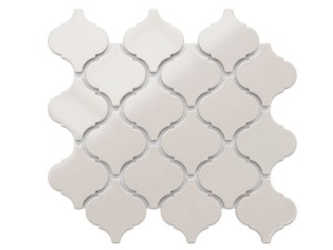 MOZAIKA CERAMICZNA ARABESKA SZARA JASNA