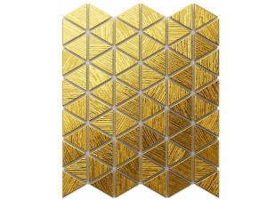 MOZAIKA SZKLANA TRIANGLE BLANKET ZŁOTA GOLD STRUKTURA