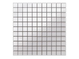 MOZAIKA SZKLANA BIAŁA PERŁA WHITE PEARL 30x30cm 8mm