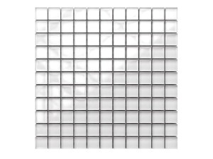MOZAIKA SZKLANA BIAŁA SUPER WHITE 30x30cm 8mm