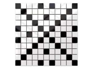 MOZAIKA CERAMICZNA Geometric® 4 CZARNA BIAŁA