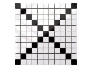 MOZAIKA CERAMICZNA Geometric® 1 CZARNA BIAŁA