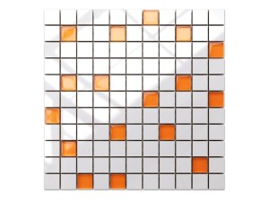 MOZAIKA CERAMICZNA SZKLANA ORANGE GIALLO POMARAŃCZ