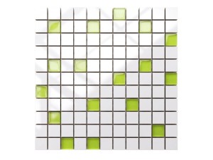 MOZAIKA CERAMICZNA SZKLANA ZEFIR ZIELONA GREEN
