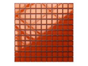 MOZAIKA SZKLANA POMARAŃCZOWA CAROT 30x30cm 8mm