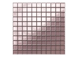 MOZAIKA SZKLANA RÓŻOWA LILAC 30x30cm 8mm