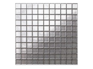 MOZAIKA SZKLANA SREBRNA SILVER BROKAT  30x30cm 8mm