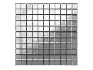 MOZAIKA SZKLANA SREBRNA SILVER METALIC 30x30cm 8mm