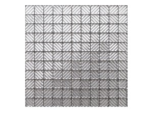 MOZAIKA SZKLANA SREBRNA SILVER RIVA  30x30cm 8mm