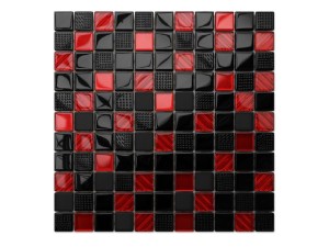 MOZAIKA SZKLANA VOLCANO RED 30x30cm 8mm