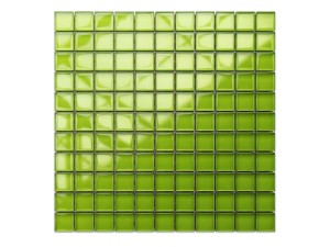 MOZAIKA SZKLANA ZIELONA GREEN 30x30cm 8mm