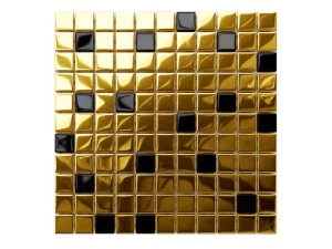 MOZAIKA SZKLANA ZŁOTA GOLD GLAMOUR 30x30cm 8mm