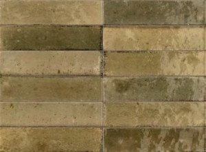 Płytki ciegiełki postarzane do łazienki brąz Marazzi Crogliolo Lume Musk M6RS 6x24