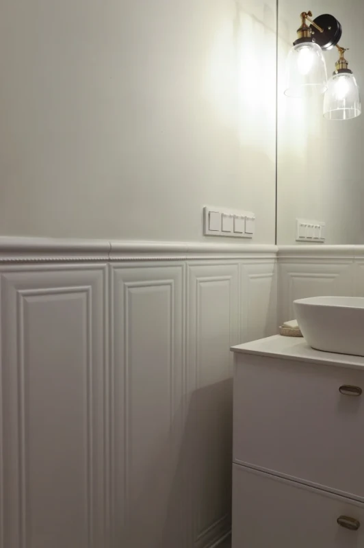 Fables Moldura Blanco Mate 5x30 biały matowy wałeczek dekoracyjny-3.webp
