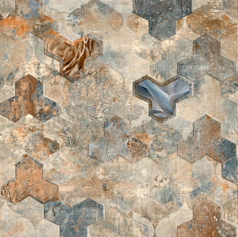 Gres decoracyjne z wzorami Absolut Keramika Santorini 60x60 kr 45352