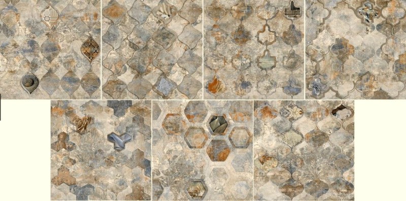 Gres decoracyjne z wzorami Absolut Keramika Santorini 60x60 kr 46798