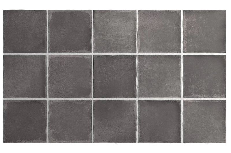 Equipe Argile Dark 10x10 płytki cegiełki gresowe 126725