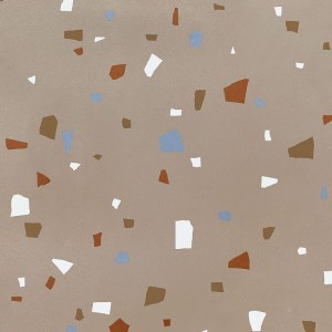 Italgraniti Nuances Cipria Coccio StrideUp 80x80 płytki gresowe imitujące lastryko