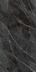 Spiek kwarcowy Laminam Diamond Calacatta Black Bocciardato Book Match B 162x324x0,5 cm, Full Size